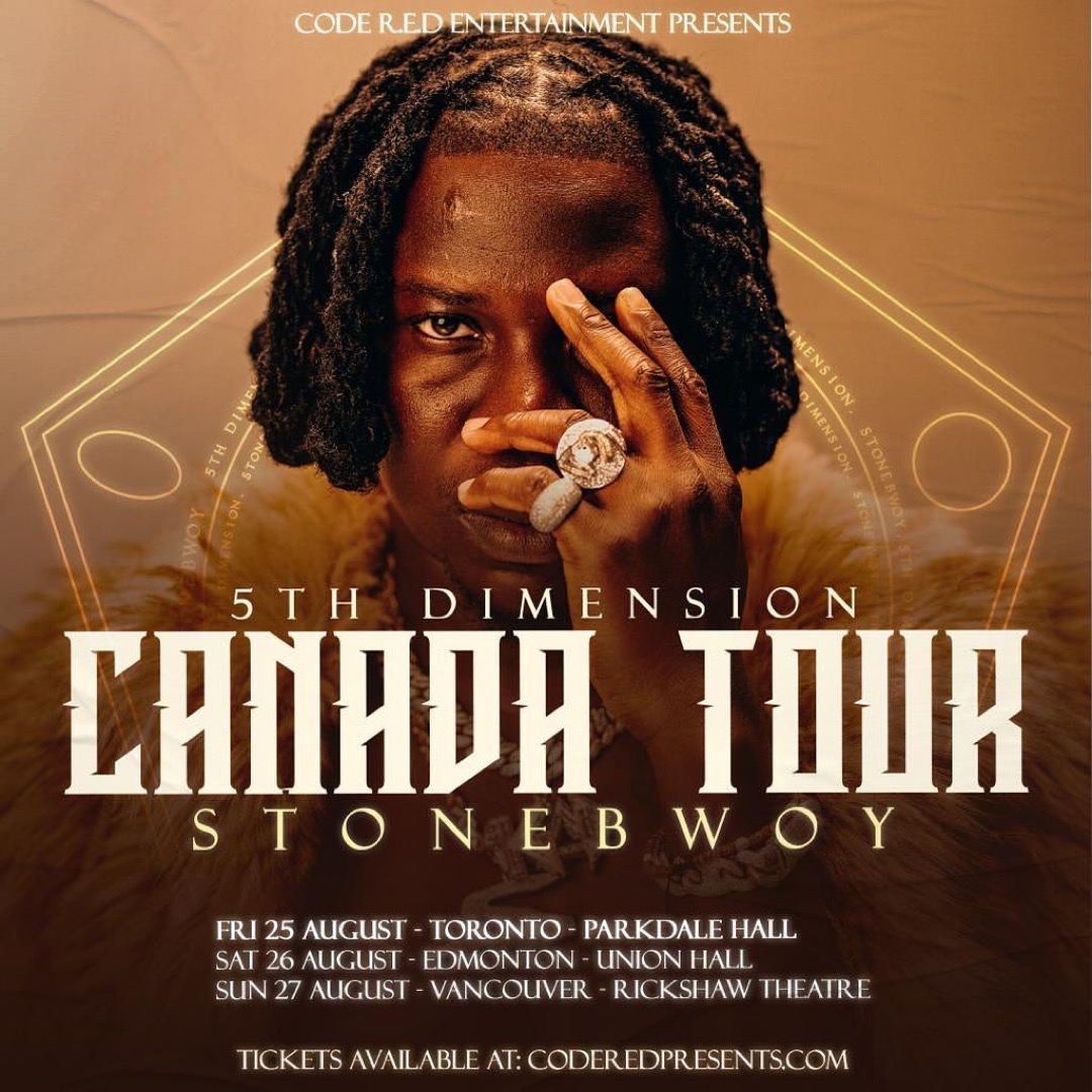 stonebwoy canada tour