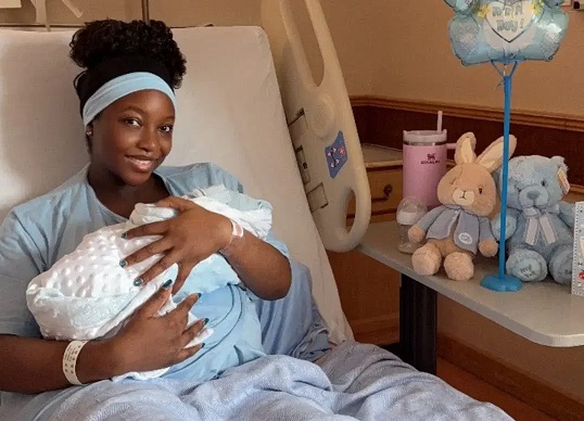 Actress Ini Dima-Okojie welcomes baby boy