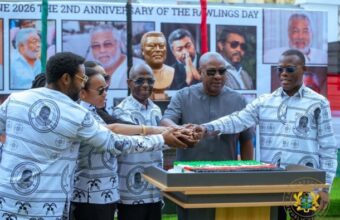 rawlings honored by the ndc